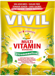 ויויל סוכריות ללא סוכר בטעם לימון VIVIL