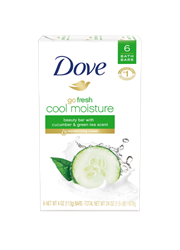סבון מוצק בניחוח מלפפונים ותה ירוק Dove