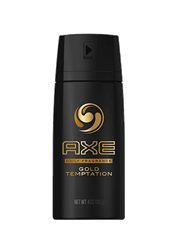 אקס דאודורנט ספריי גוף AXE Gold Temptation