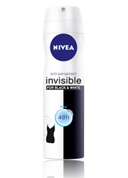 דאודורנט ספריי NIVEA Invisible Black & White Pure