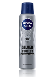 דאודורנט ספריי לגבר NIVEA Silver Protect