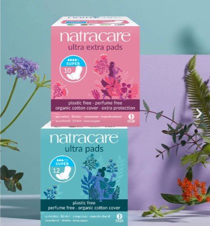 מוצרי היגיינה נשית 100% טבעית