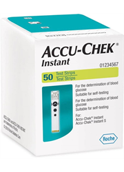 50 מקלוני בדיקה למד סוכר Accu-Chek Instant