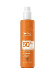 ספריי שקוף להגנה מהשמש SPF50 לעור רגיש