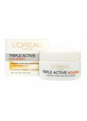 קרם לחות נוטרישן לעור יבש Triple Active Nourish