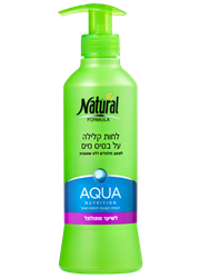 AQUA‎ לחות קלילה לעיצוב תלתלים נטורל פורמולה