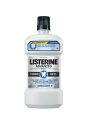 ליסטרין אדוונס וויט שטיפת פה עם פעולה כפולה