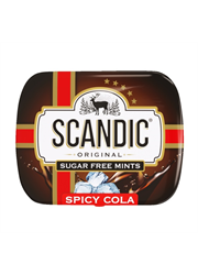 סקנדיק סוכריות ללא סוכר בטעם ספייסי קולה