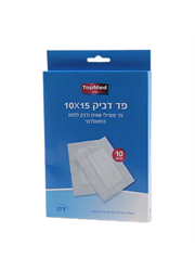 פד סטרילי דביק 10X15 סמ