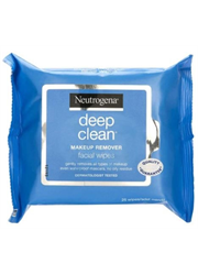 מגבונים להסרת איפור Deep Clean ניוטרוג'ינה