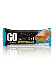 ‎חטיף חלבון GO CRUNCH בטעם קרמל ושוקולד לבן 20 גרם חלבון