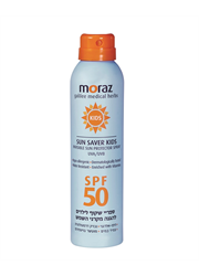 ספריי הגנה שקוף לילדים SPF50