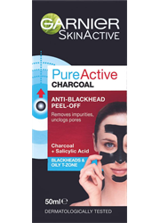 PURE ACTIVE CHARCOAL מסכת פחם לטיהור העור