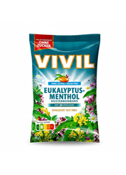 ויויל סוכריות ללא סוכר בטעם מנטה אקליפטוס