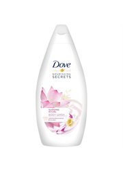 תחליב רחצה לוטוס ומי אורז DOVE SECRETS GLOWING