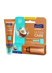 ‎אולטרסול Ultra Care שפתון לחות והגנה SPF50 קוקוס