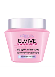 אלביב מסכת גליקוליק גלוס מסכה מעוררת אפקט ברק לשיער עמום