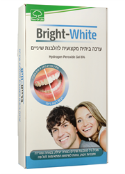 ערכה ביתית מקצועית להלבנת שיניים BRIGHT WHITE