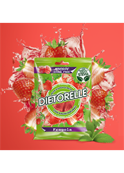 סוכריות ג'לי בטעם תות שדה Dietorelle