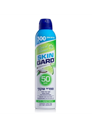 סקין גארד ספריי הגנה שקוף SPF50 בניחוח קוקוס ליים
