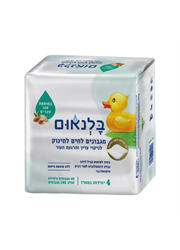 רביעיית מגבונים לחים בתוספת שקדים ללא בישום