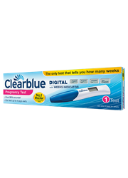 ערכה דיגיטלית לבדיקת הריון Clearblue