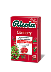 סוכריות צמחים וחמוציות Ricola