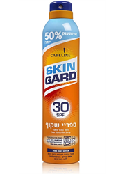 ספריי שקוף לעור בהיר סקין גארד SPF30 