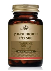 טאורין 500 מג Solgar Taurine