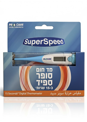 ‎מד חום דיגיטלי סופר מהיר 15 שניות