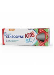 סנסודיין משחת שיניים לילדים עם פלואוריד 0-6 בטעם תות מנטה