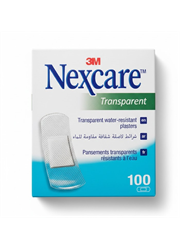 100 פלסטרים שקופים עמידים למים