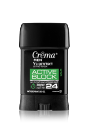 דאודורנט ג'ל Crema Active Block Calm