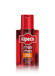 אלפסין שמפו קפאין פעולה כפולה ALPECIN