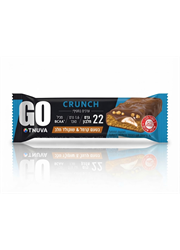חטיף חלבון GO CRUNCH בטעם קרמל ושוקולד 22 גרם חלבון