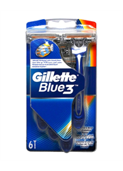 סכיני גילוח חד פעמיים ג'ילט בלו BLUE 3 