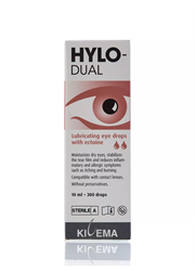 הילו דואל טיפות עיניים מסככות עם אקטואין HYLO DUAL קיוומא 