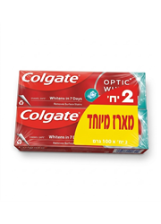 מארז זוג משחת שיניים אופטיק וויט Exfoliating Minerals