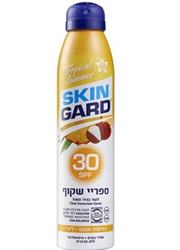 סקין גארד ספריי הגנה שקוף SPF30 בניחוח אננס-ליצ'י