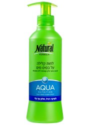 ‎AQUA‎ לחות קלילה לשיער רגיל נטורל פורמולה