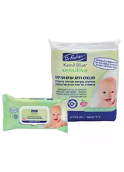 קמיל בלו סנסיטיב רביעיית מגבונים מסייעים במניעת תפרחת חיתולים