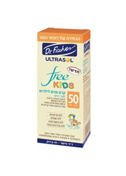 אולטרסול Free קידס קרם פנים לילדים SPF50 לעור רגיש