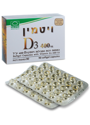 ויטמין D-3 400 יבל