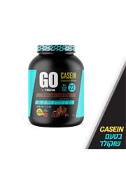 ‎אבקת חלבון GO בטעם שוקולד CASEIN