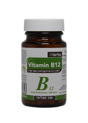 ויטמין B12 מתילקובלאמין 1000 מקג טינקטורה