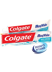 מקס וייט משחת שיניים לנשימה רעננה עם קריסטלים לבנים