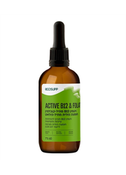 ויטמין B12 מתילקובלמין נוזלי וחומצה פולית