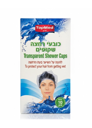 10 כובעי רחצה שקופים