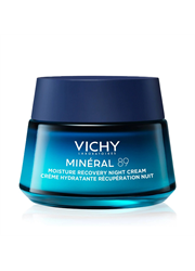 מינרל 89 קרם לילה לשיקום הלחות בעור